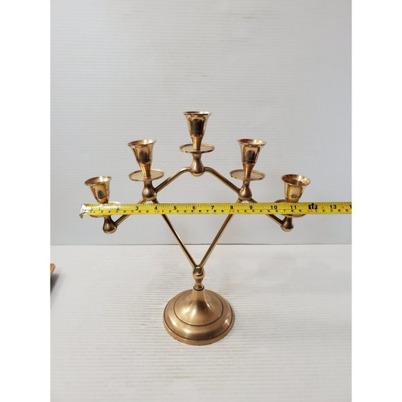 Vintage candelabra candle holders/ 5 arm candelabras/ candelabra perfect for - Picture 8 of 10